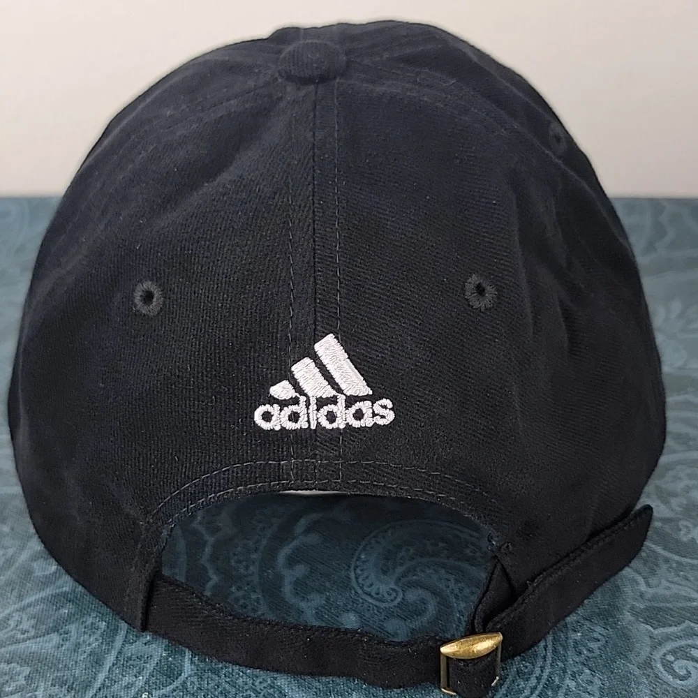 Adidas Damian Lillard Dame D Logo Cap Black Fabric Hat Adjustable Backstrap